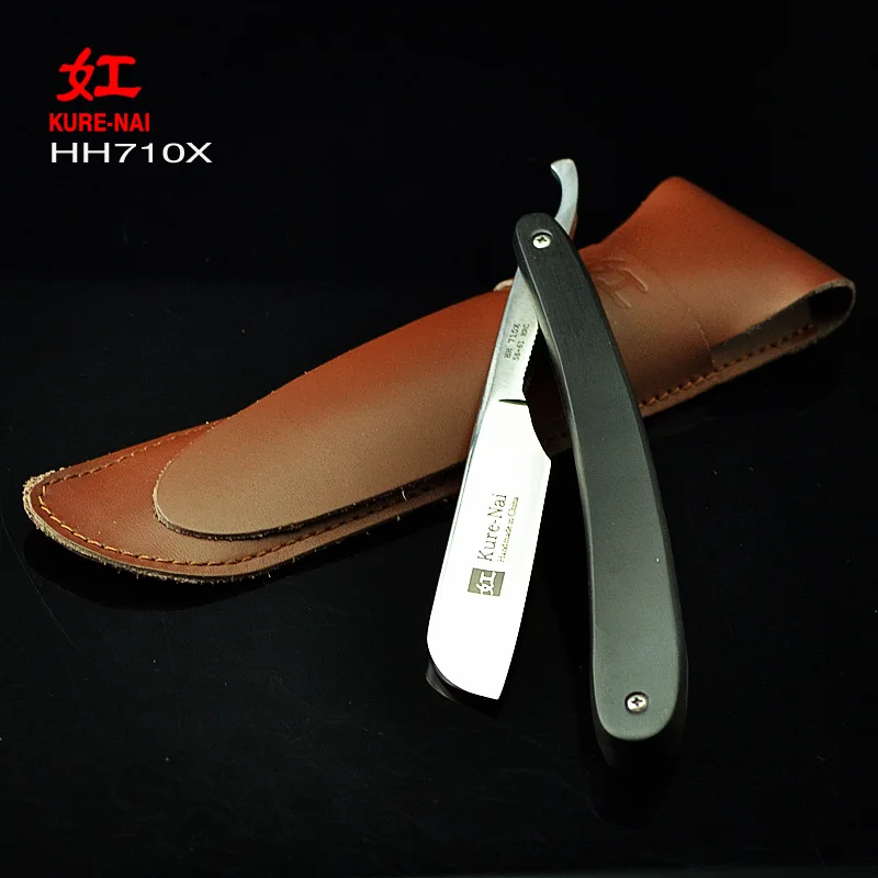 Buy 1 X "KURE NAI" HH710X, SHAVE READY Wooden Handle Folding Shaving Razor