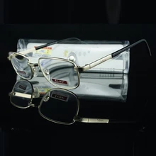Gafas de lectura de aleación de alta calidad, marco completo de resina Hd o cristal Natural, lentes de lectura + 1 + 2019 + 2 + 1,5 + 3 + 2,5 + 4, Clara Vida, 3,5