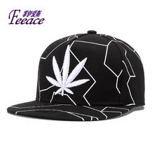 Feeace, шапка "хип-хоп" плоские карнизы хлопковая бейсболка солнцезащитная Кепка модная вышитая Кепка для занятий спортом на открытом воздухе. BP5002