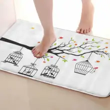 Клетка Стиль коврики для улицы, смешной Противоскользящий коврик для ванной, дверные коврики, дверные коврики под входную дверь