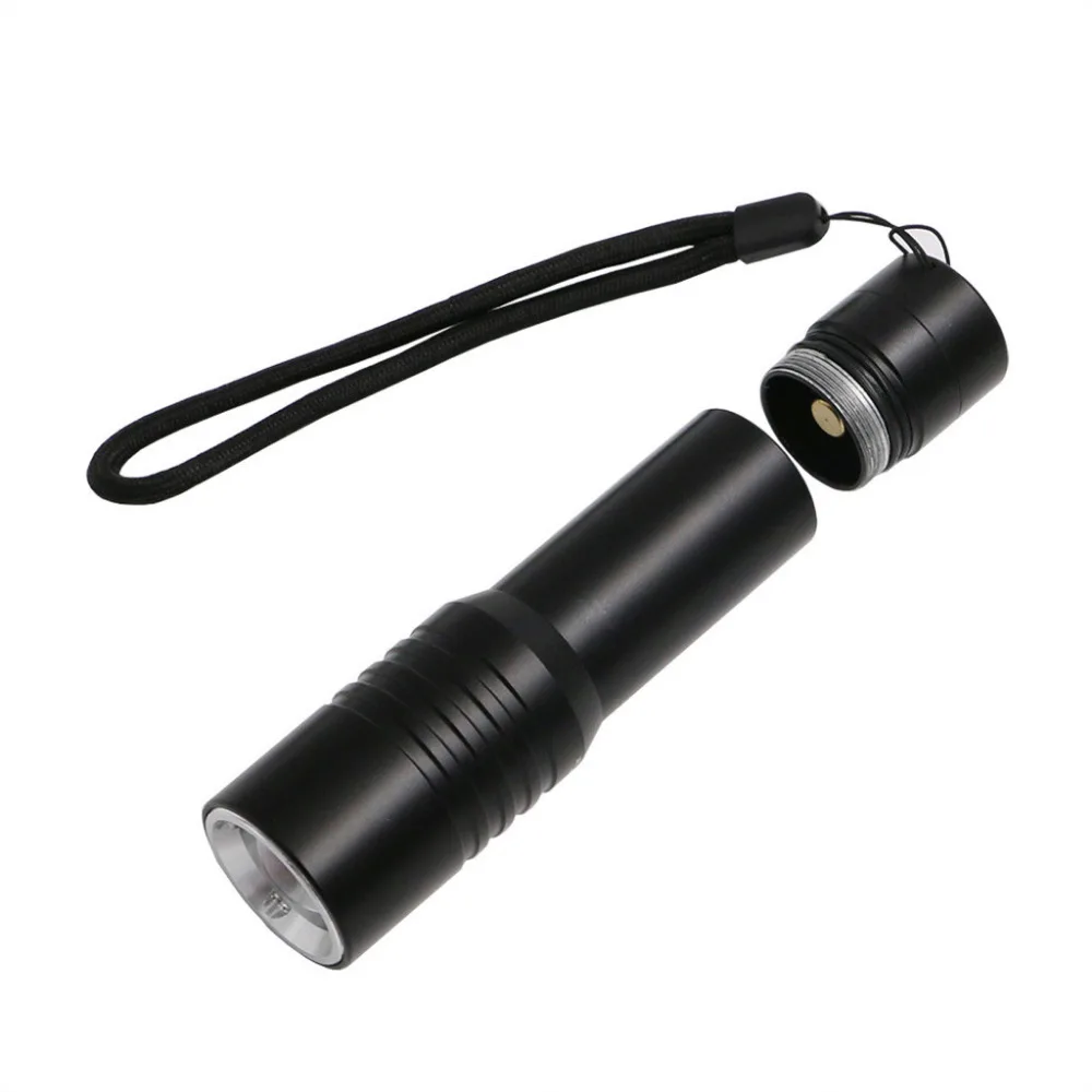 2019 LED aluminum alloy telescopic focusing diving bike flashlight USB rechargeable flashlight for bicycle LED waterproof 40J19 (5)