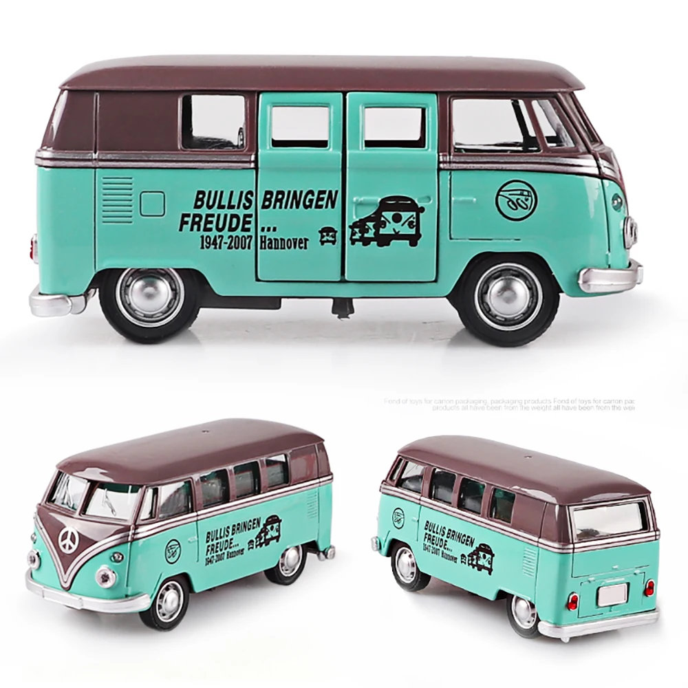 Volkswagen Van Retro T1 Alloy Bus Model-7