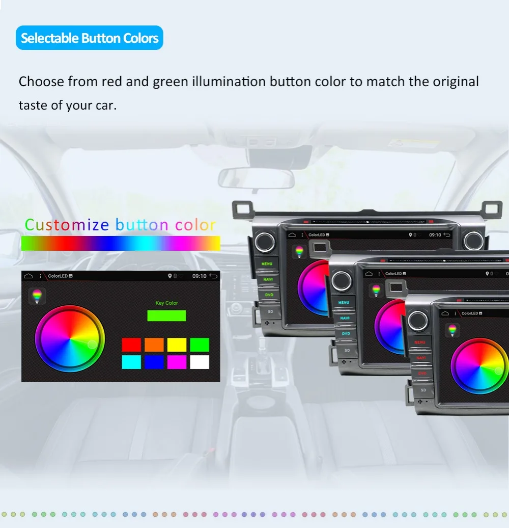 Flash Deal Android 9.0 2 din car radio GPS Car DVD Player For Toyota RAV4 RAV 4 2013 2014 2015 2016 bluetooth wifi RDS WIFI car multimedia 5