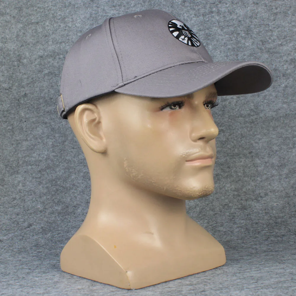 Captain Marvel Caps Carol Danvers the Shield Basdball Cap Unisex Adjustable Hip Hop Sun Hat Cosplay Costume Props3