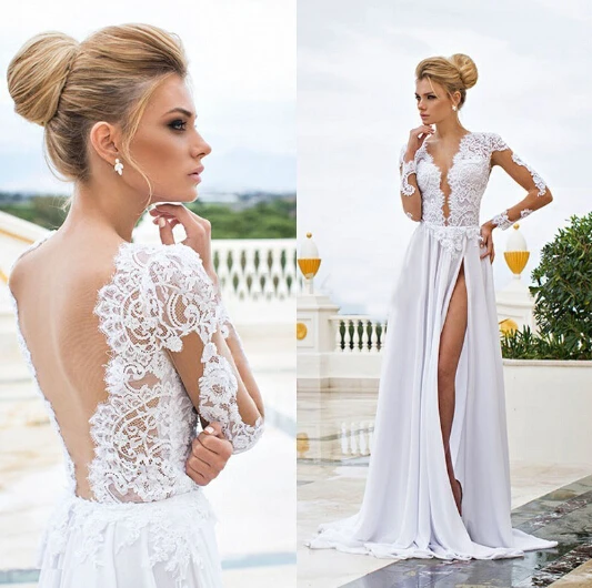 formal beach wedding dresses