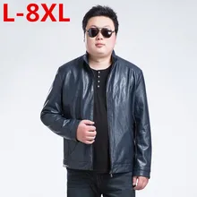 Плюс размер 5XL 6XL 7XL 8XL большой мужской кожаный и осенний пиджак мужской бренд высокого качества Мужская куртка