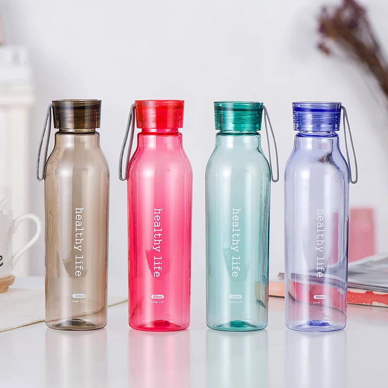 Портативная пластиковая бутылка для воды 500 мл|shaker water bottle|bottle bpa freewater bottle free |