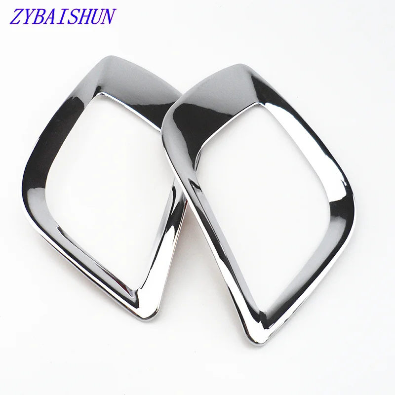

2pcs ABS Chrome Auto Rear Fog Light Lamp Frame Cover Car Styling For Opel Vauxhall Mokka / Buick Encore 2013 - 2015 Accessiores