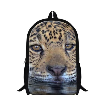

Dispalang 16 inch Tiger Head 3D Print Backpack Animal Book Bags For Boys Fashion Children School Bags For Kids Casual Travel Bag