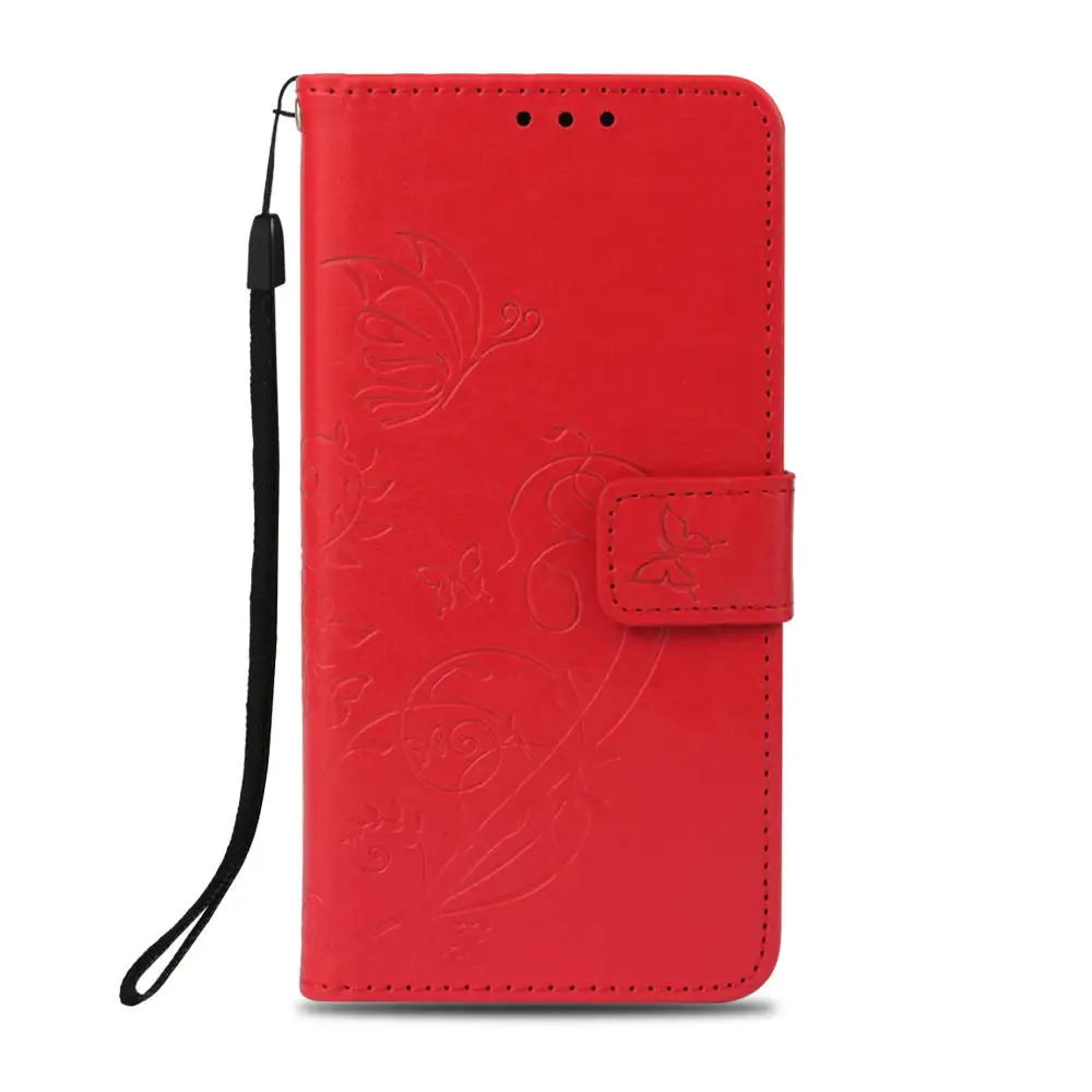 Красный Откидной Чехол-кошелек с подставкой для huawei P20 Коврики 20 10 Lite рro P8 P9 Lite P Smart чехол для Honor 8 Lite 8A 7A 7C 5X 5C 4C - Цвет: Красный