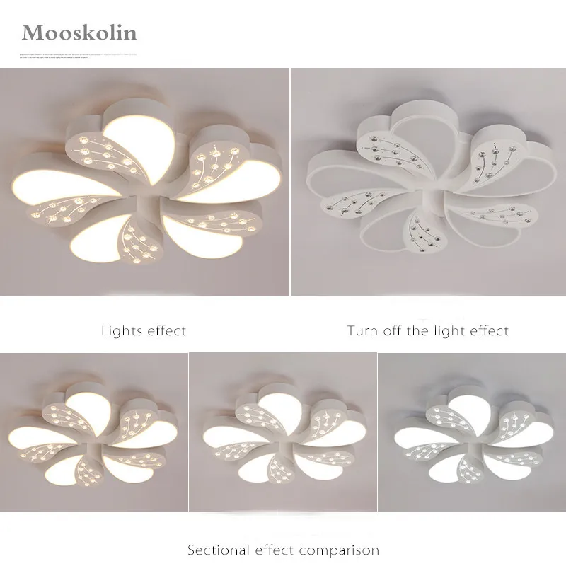 Люстра с кристаллами потолочная лампа для гостиной столовой|lustre design|crystal lightlight