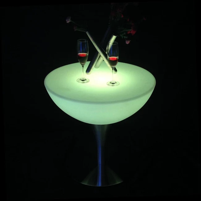 SK-LF18 (D60*H56cm) Led Bar Furniture Illuminous Glowing Coffee Bar Table with 24 keys remote control For Party Event 2pcs/Lot SK-LF18 (D60*H56cm) Led Bar Furniture Illuminous Glowing Coffee Bar Table with 24 keys remote control For Party Event 2pcs/Lot