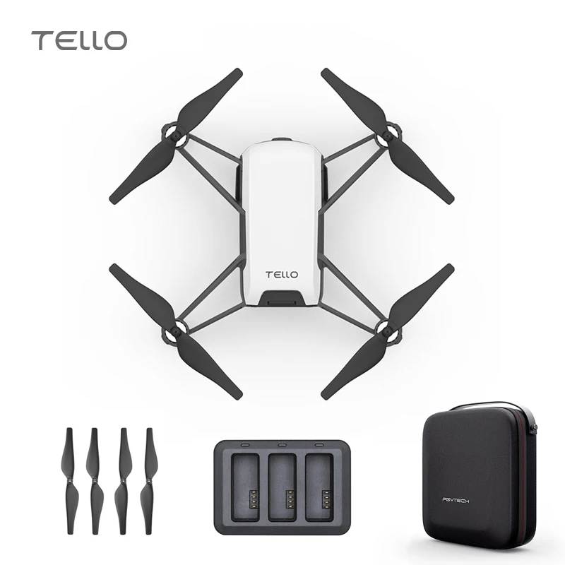 

DJI Tello Drone & Bag & Charger Hub 720P HD Transmission Camera APP Remote Control Folding Toy FPV RC Quadcopter Drones