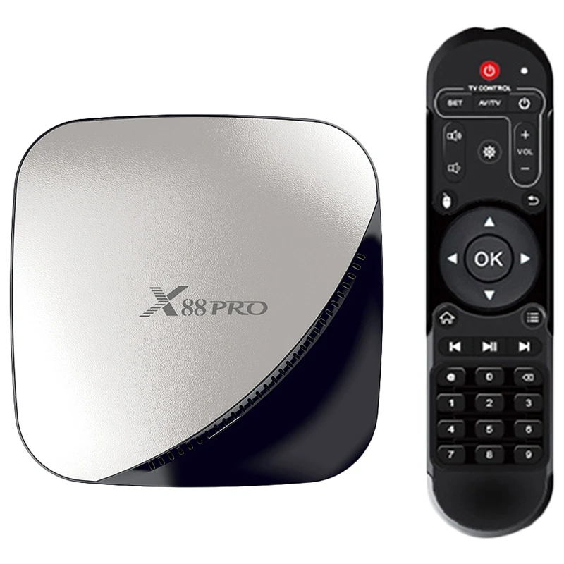 X88 Pro Android 9,0 Tv Box 2G/16G с двумя камерами, процессор Rockchip Rk3318 4 Core 2,4G & 5G Wi-Fi с поддержкой 4 K Hdr Декодер каналов кабельного телевидения Usb 3,0 Поддержка