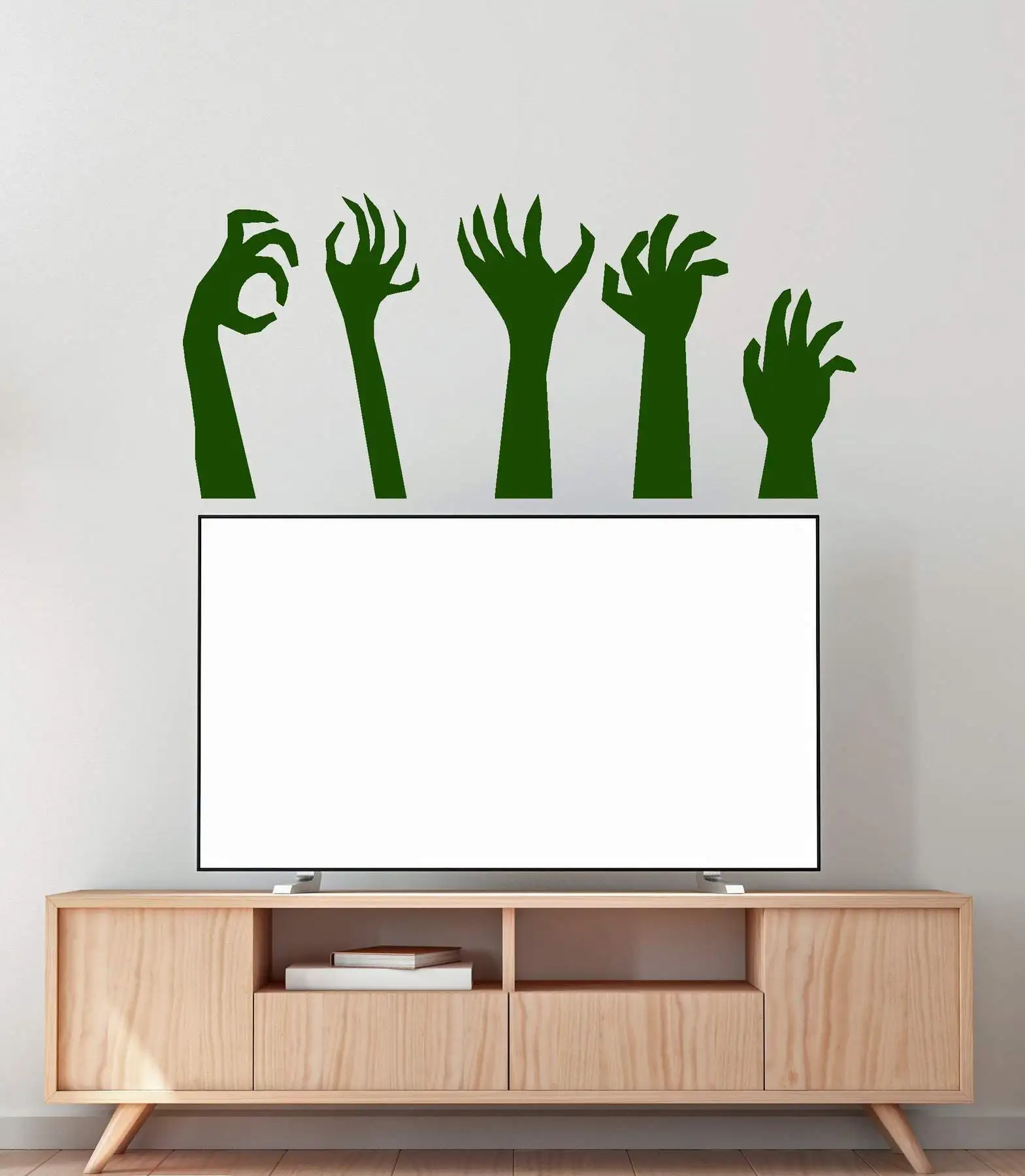 

Vinyl wall applique monster hand zombie halloween decoration sticker tv sticker WSJ09