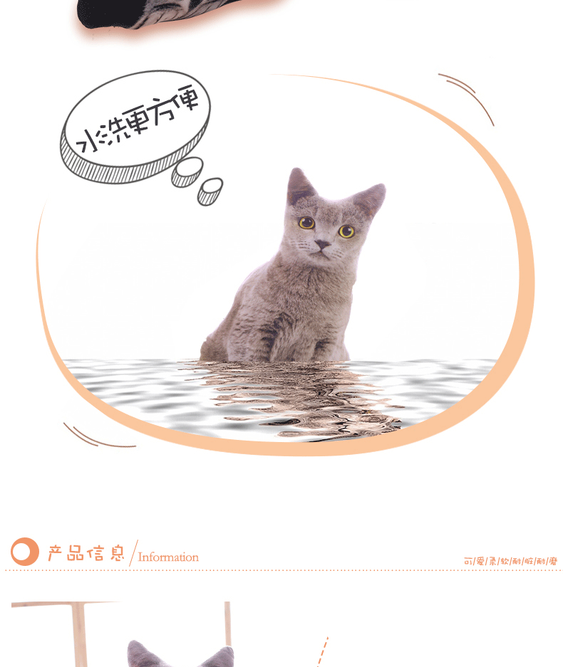 Подушка для кошки, на заказ, большое лицо, кошка, 3 d, плюшевые игрушки, капризные куклы, милые для девочек