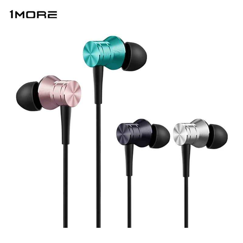 

1MORE Earphones E1009 Piston Fit In Ear Earphone Metal with Microphone for Xiaomi Samsung Iphone Huawei Honor 100% Original