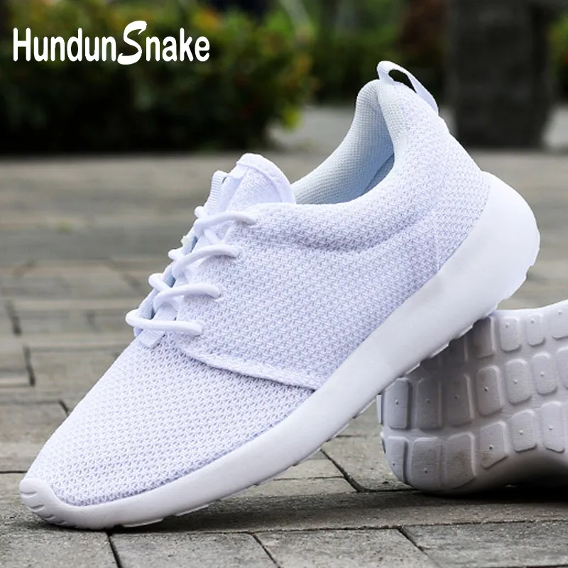 Hundunsnake Lightweight Men Sneakers Breathable Male Shoes Sports Women Mesh Zapatillas Hombre Summer Deportivas White Walk G-30