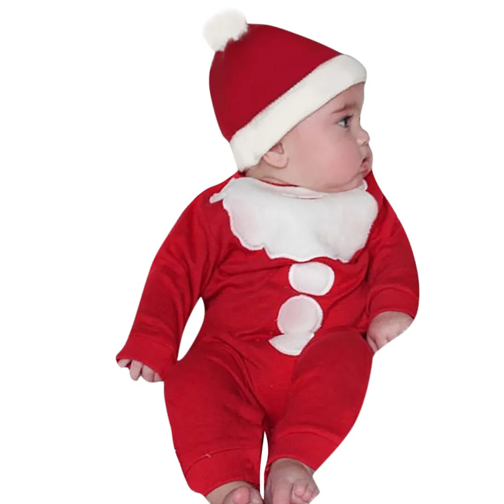 Telotuny 18 Fashion Newborn Infant Baby Boy Girl Fluffy Romper Jumpsuit Hat Christmas Outfits Set Zy30 Clothing Sets Aliexpress