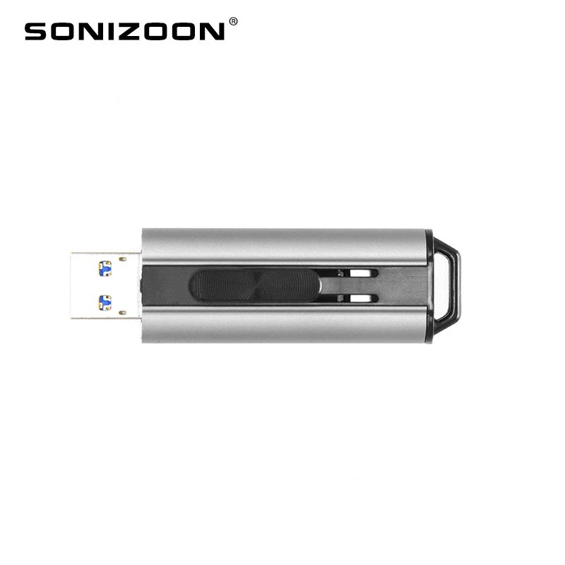 USB флеш-накопитель нажимайте и тяните USB3.0 накопитель IS903scheme флеш-накопитель ofSLC8GB 16GB 32GB 64GB стабильный высокоскоростной memoriaast SONIZOON - Цвет: Серый