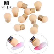 5pcs/10pcs Dual-ended Sponge Replaceable Heads for Glitter Powder Nail Brush Sponge Head of Picking Dotting Gradient Pen Tool 5pcs/10pcs Dual-ended Sponge Replaceable Heads for Glitter Powder Nail Brush Sponge Head of Picking Dotting Gradient Pen Tool