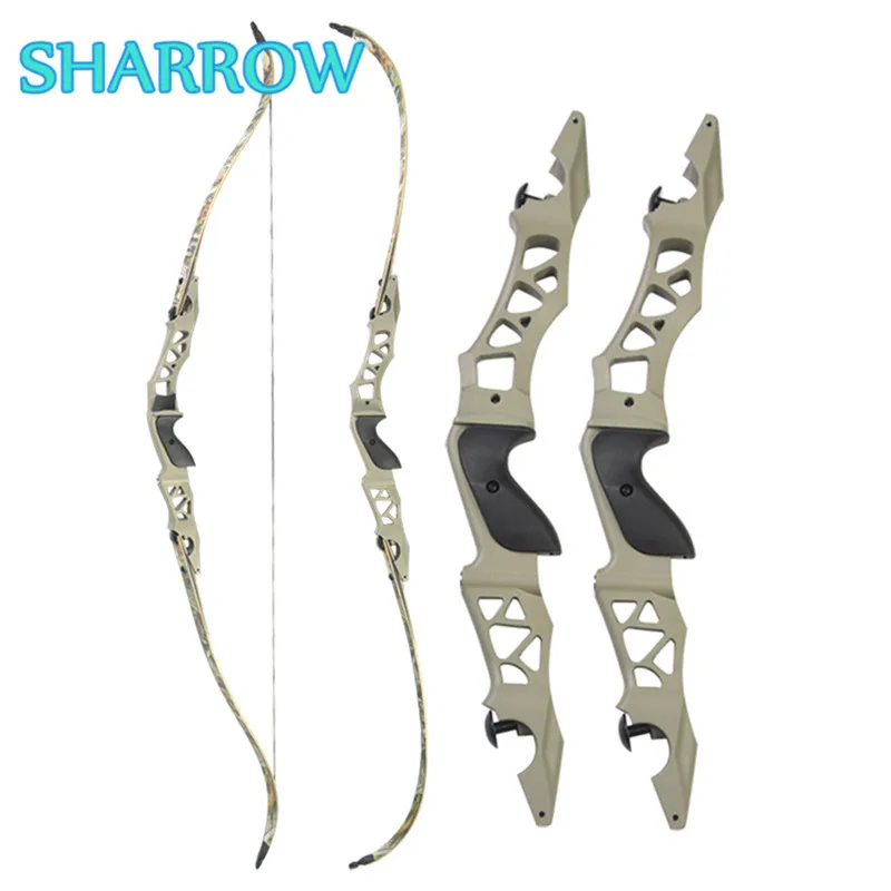 1pc 64" Recurve Bow 30-60lb Takedown Hunting Recurve Bows Adult Right Hand Target Practice For Archery Shooting Accessories