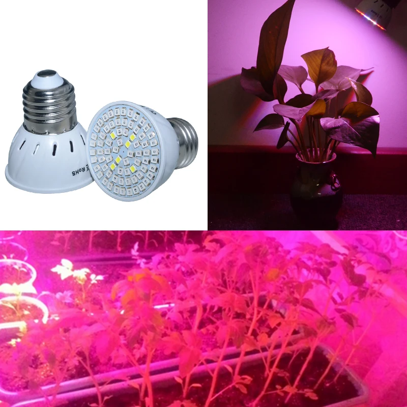 Full Spectrum E27 220V Plant Growth Lamp 36 54 72leds Highly Power