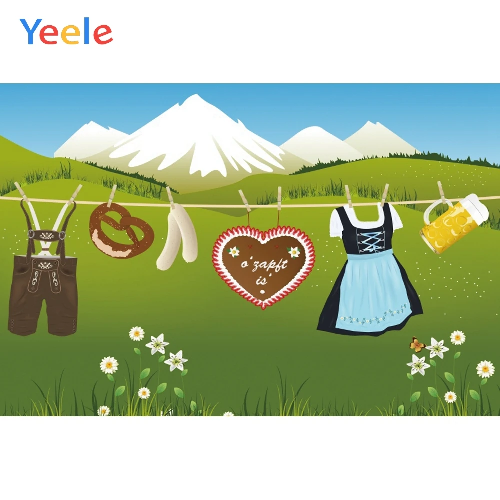 

Yeele Oktoberfest Family Friend Party Carnival Beer Photography Backdrop Personalized Photographic Backgrounds For Photo Studio