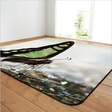 3D ковер с рисунком бабочки для гостиной ковры для детской комнаты декоративный ковер спальня детская для малышей игры ползать Большие размеры мягкие коврики