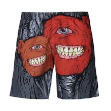 Новое поступление Пляжные штаны креативный 3d художественный эскиз картина пара пляжные мужские купальники удобный купальник пляжные шорты летний багажник