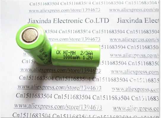 Горячая новинка ni-mh 2/3AA 1000mah 1 2 V nimh две третьих aa 800mah аккумуляторная батарея