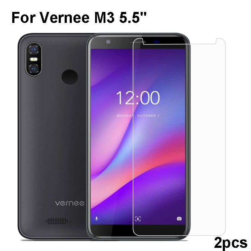 2PCS Vernee M3 Tempered Glass 9H High Quality Protective