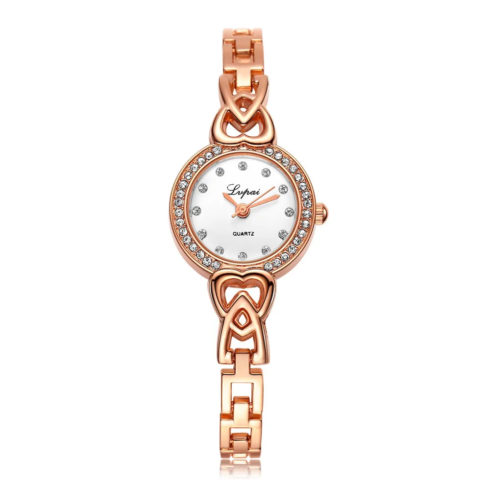 

Luxury Ladies Watch Stainless Steel Rhinestone Quartz Wrist Watch Women's bracelet watch Dress New #5/22