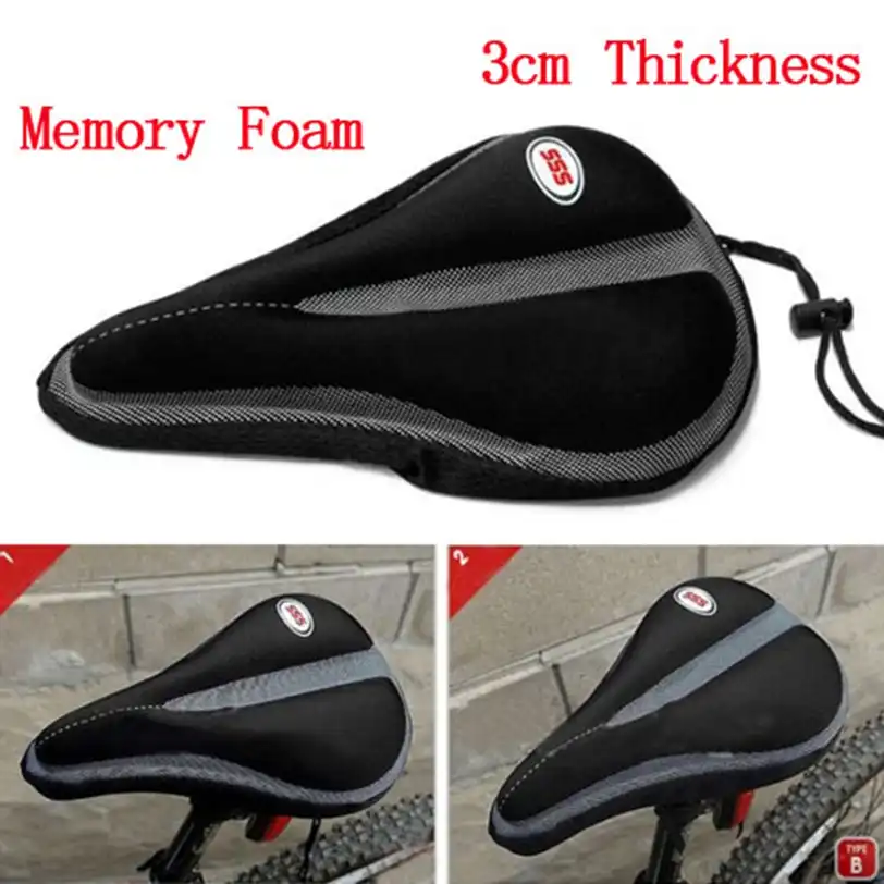 memory foam bicycle seat cover