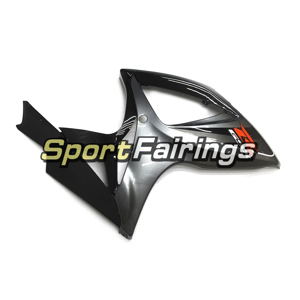 Мотоцикл впрыскивание, АБС-пластик Обтекатели для Suzuki GSXR600 750 GSXR600-750 K6 06 07 2006 2007 обтекатель с комплектом кузова серый цвет с красноватым отливом