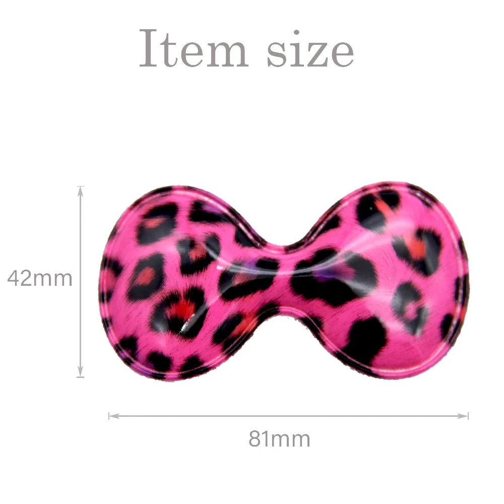 New Non-woven Back Star Cat Patch Hair Accessories For Clothes Applique Clothing Sewing,DIY Handmade Materials,25Yc6950 - Цвет: 81x42mmbow