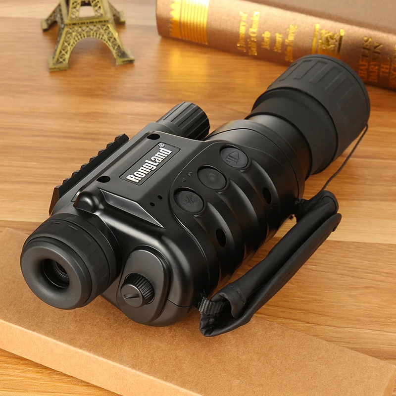 Óculos de Visão Infravermelho com Luz de Indução para Caça Dia e Noite Profissional Noite Visão Digital Ccd Monocular 6x50 ir 8 High Quality Ferramenta