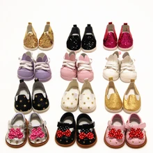Fashion PU Shoes Doll Shoes For 18 American Doll 43cm Baby Doll Accessories Kids Girl Gift Dress Up Toys Free Shipping free shipping girl birthday gift doll furniture for barbie doll accessories for monster toys doll toys