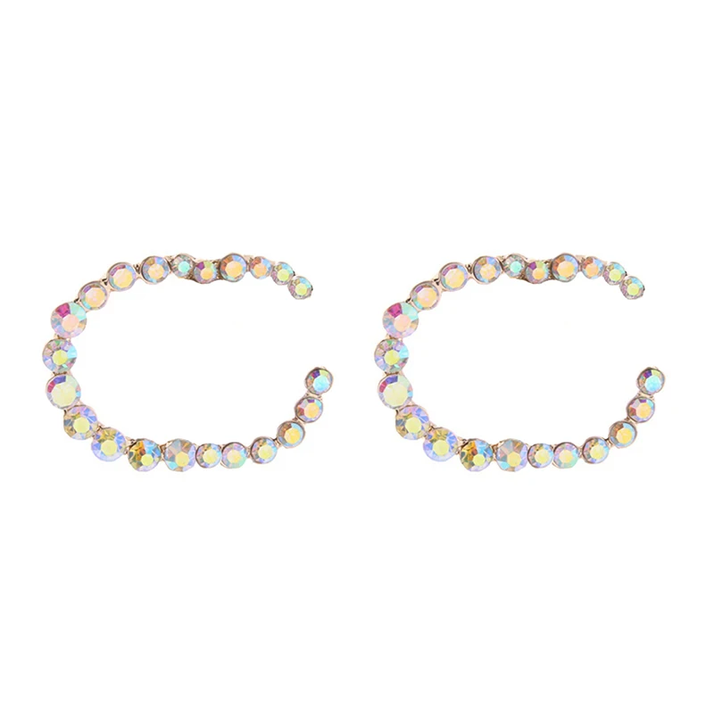 

ER0683/769 Drop Pearl Earrings for woman Zine Alloy Brand Rhinestone letter Big Earring Large Brinco Ear Accessories Oorbellen