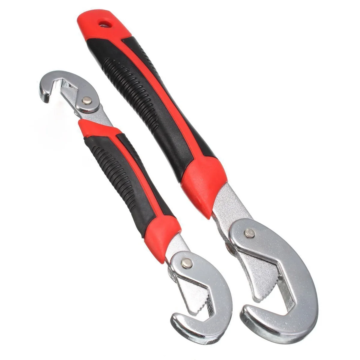 

Newest 2 pcs Portable Adjustable Quick Snap and Grip Wrench Universal Wrench Set