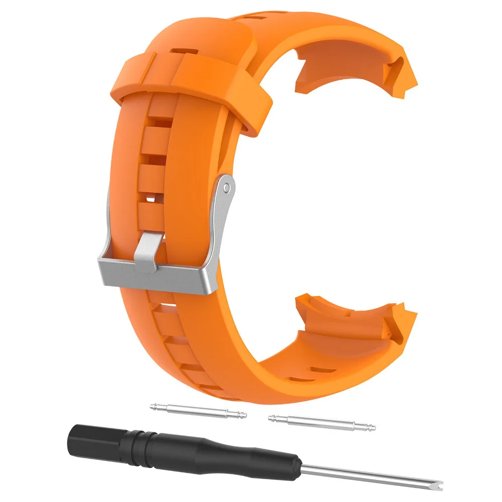 Orange Замена силикона аксессуар часы ремешок Браслет для SUUNTO SPARTAN спортивная серия/Suunto вертикальный - Цвет ремешка: Orange