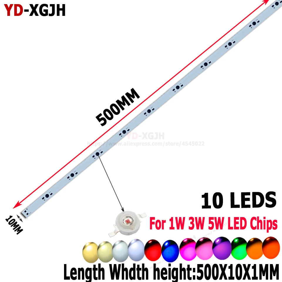 10LEDS-500X10X1MM