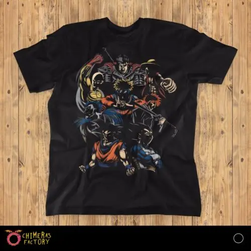 ANIME TEAM UNISEX T-SHIRT | One Pieace Bleach Death Note Dragon Ball Naruto Free shipping Harajuku Tops Fashion Classic Мужская одежда