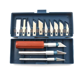 

DIY 13pcs/set Portable Fruit Food Craft Sculpture Engraving Scalpel Cutting Tool Wood Carving Tools Handle 10cm