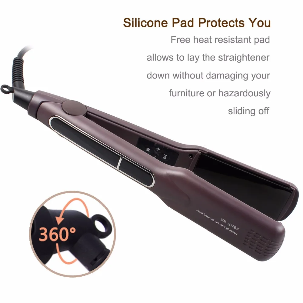 RUCHA korean keratin wide plate size flat irons1 (5)