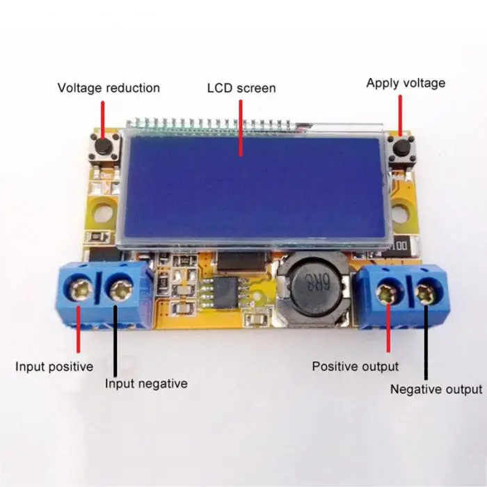 DC-DC Регулируемый понижающий Питание дисплей модуля LCD 3A XJ66