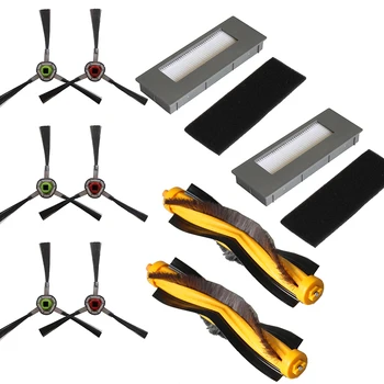 

Meshes Sponge Replacement Filter brushes Spare Tools Accessories Side For ECOVACS Deebot M88 901 Vacuum Cleaner