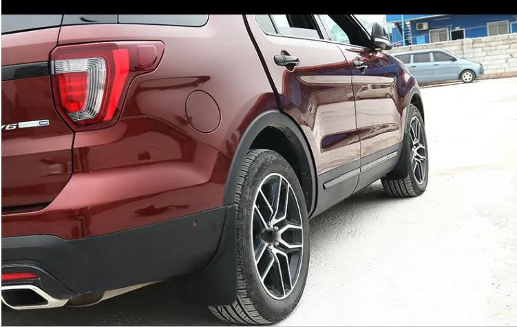 Аксессуары для ford explorer sport ABS Пластик Брызговики покрытие Брызговики для автомобиля крылья брызговик Mudflap C305