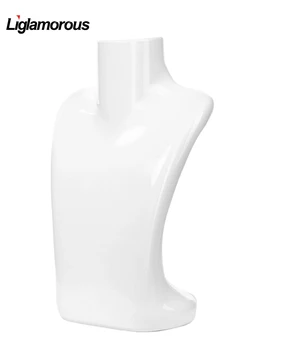 

New 1PC Luxury Woman Abstract Mannequins Manikin Female Display Scarves Jewelry Necklace Pendant Show White Artistic Model