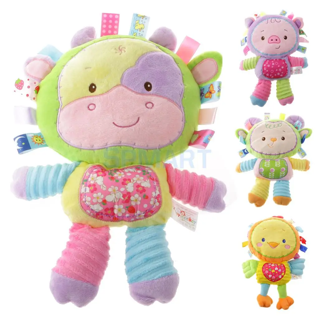 Plush Toys w/ Rattles BB Device To Appease Doll Infant Kids Educational ...